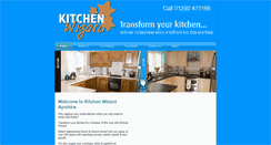Desktop Screenshot of kitchenwizardayr.co.uk